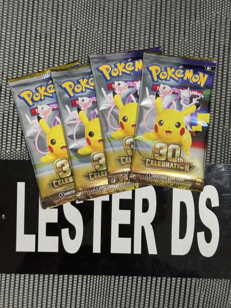Pokemon 30th Celebration Packs (Category: Card Packs) located in Caloocan City. Submitted by lstrdelo.snks (Listing ID 1468077125, Image 1). Description: 1200 each Sealed Pickup only near Sm Fairview or add sf. .
