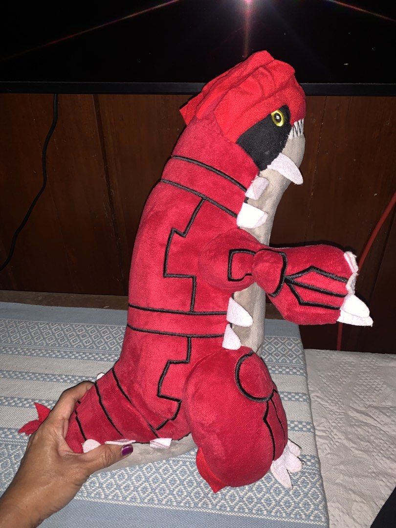Pokemon Legendary Groudon (Category: Plushies & Soft Toys) located in Davao. Submitted by shopthrift (Listing ID 1468101620, Image 3). Description: Has missing part.Please refer to photo..