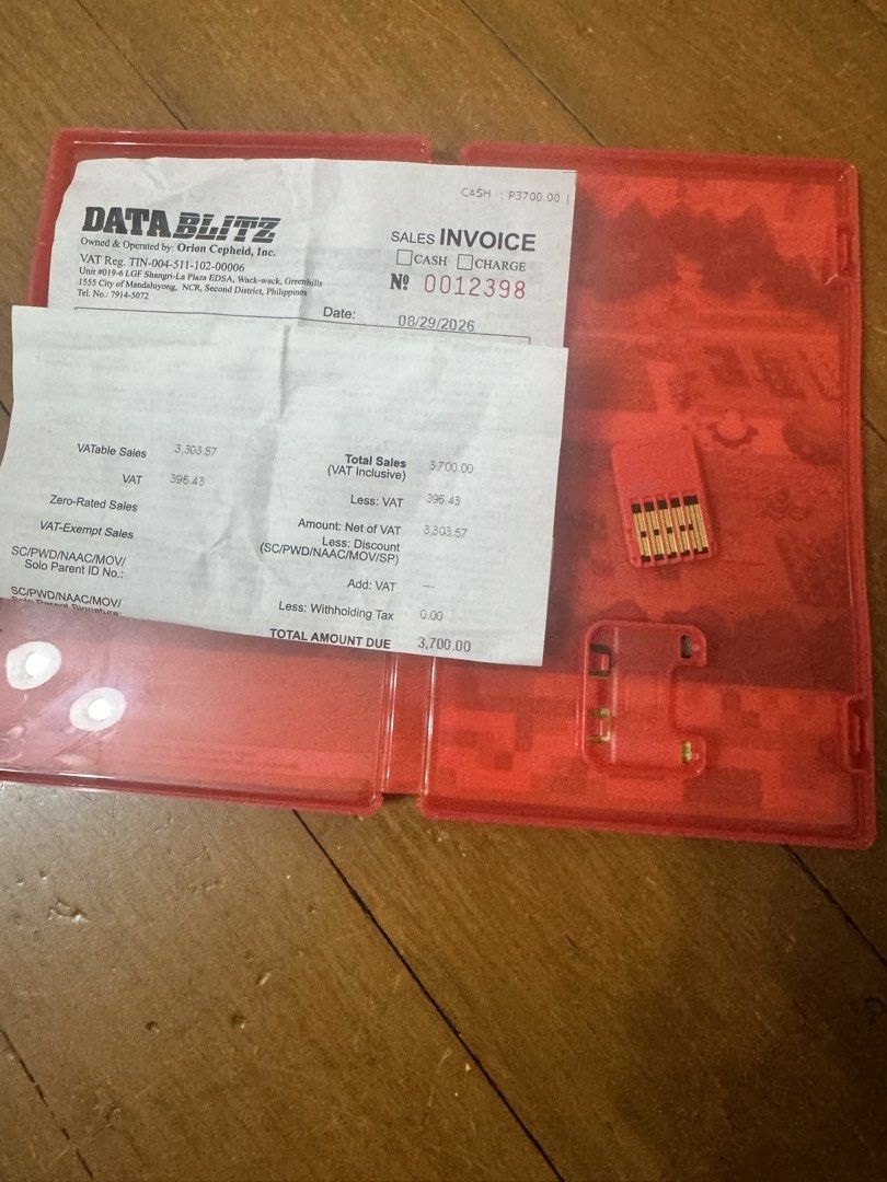 Pokémon Pokopia Nintendo Switch Game Card (Category: Nintendo) located in Makati City. Submitted by mmalle (Listing ID 1468173649, Image 3). Description: Pokémon Pokopia – Nintendo Switch 2 * Official SEA release (Game-key Card Edition) * Complete with original red case and Datablitz receipt * Purchased: August 29, 2026 * All codes unused (if applicable) * RFS: Done with the game..