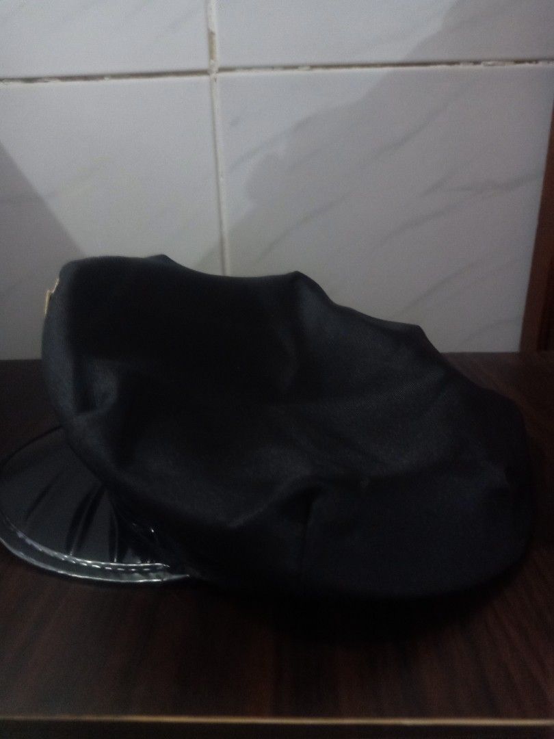Police cap (Category: Caps & Hats) located in Las Pinas. Submitted by the_recycle_shop (Listing ID 1468170345, Image 2). Description: Adult size large.