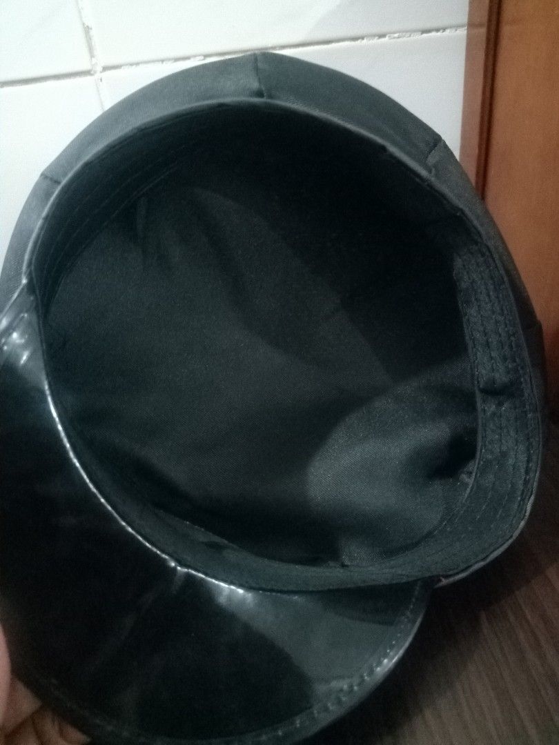 Police cap (Category: Caps & Hats) located in Las Pinas. Submitted by the_recycle_shop (Listing ID 1468170345, Image 3). Description: Adult size large.