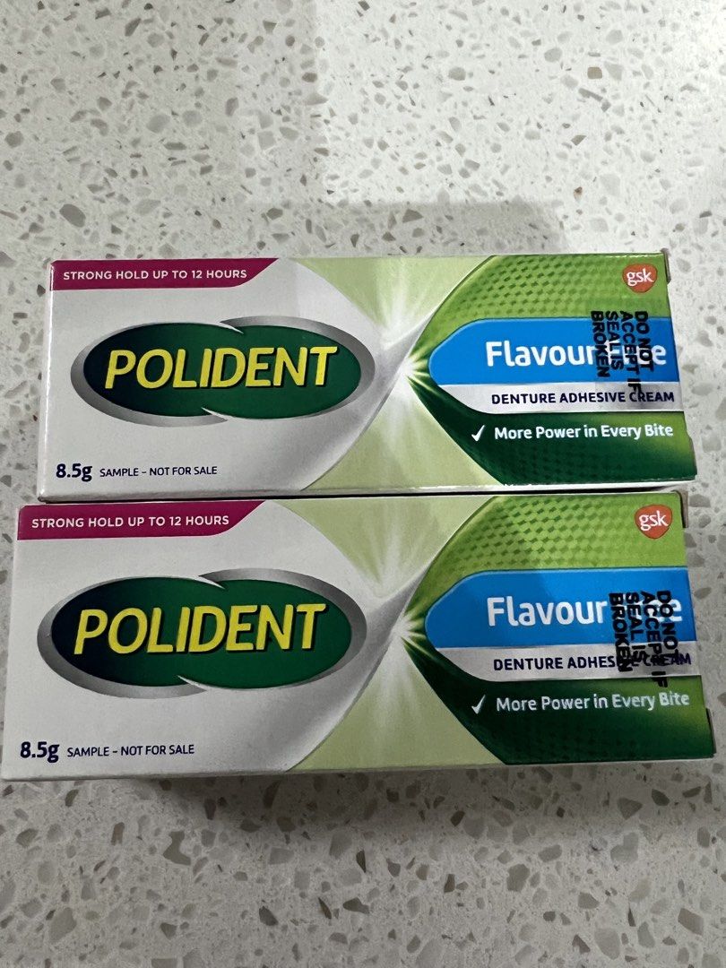 Polident denture Adhesive (Category: Oral Care) located in San Juan City. Submitted by iambernie (Listing ID 1468164389, Image 1). Description: For dentures to fit better Expiry January 2027.