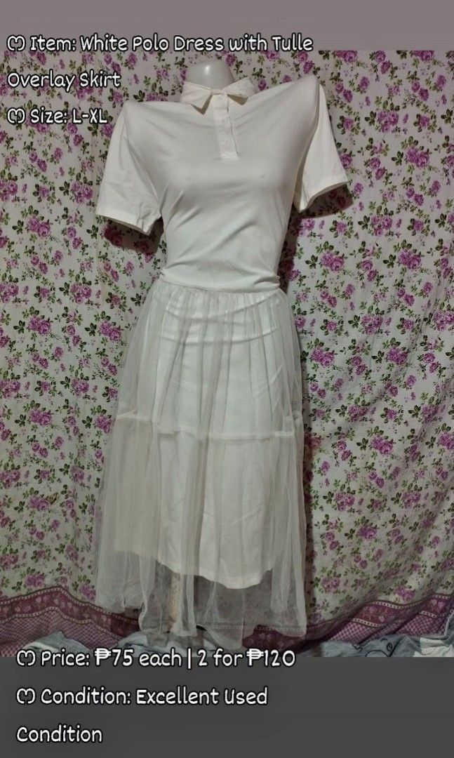 polo dress (Category: Dresses) located in Solano. Submitted by ashamegumi (Listing ID 1468269983, Image 1). Description: Shipping via J&T Sf: 54php & above.