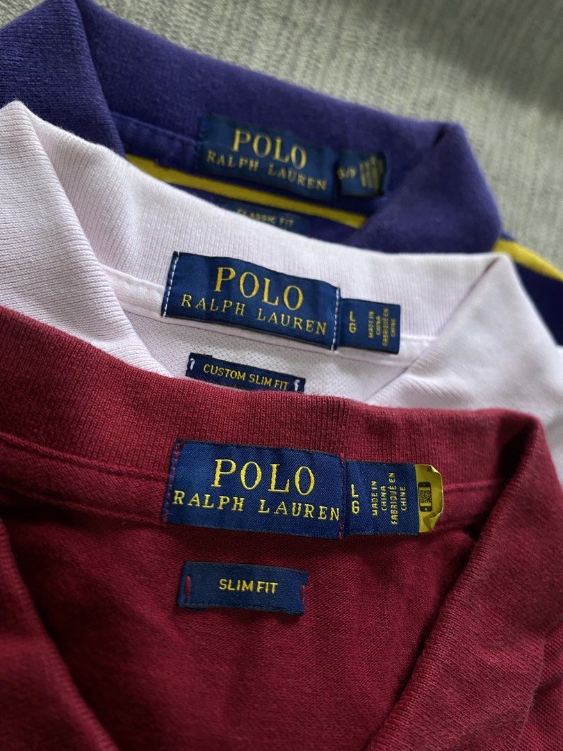Polo RL (Category: Tshirts & Polo Shirts ) located in Lantapan. Submitted by thriftsylz (Listing ID 1468179124, Image 3). Description: PM for the Tags Issues: None Large Custom fit on Tag W:22 L:28.
