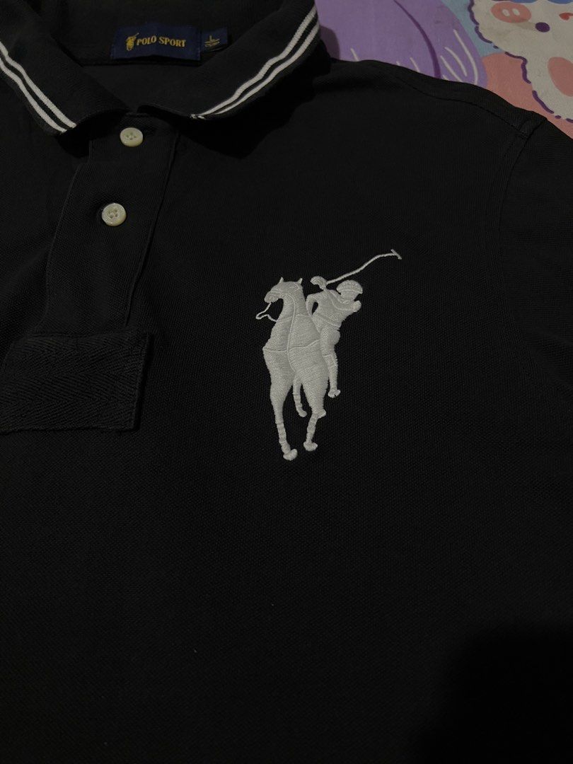 Polo sport (Category: Tshirts & Polo Shirts ) located in Cebu City. Submitted by pickthethrift (Listing ID 1468087316, Image 2). Description: Excellent condition No issue 9/10 color rate W-21 L-28.