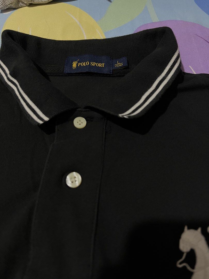Polo sport (Category: Tshirts & Polo Shirts ) located in Cebu City. Submitted by pickthethrift (Listing ID 1468087316, Image 3). Description: Excellent condition No issue 9/10 color rate W-21 L-28.