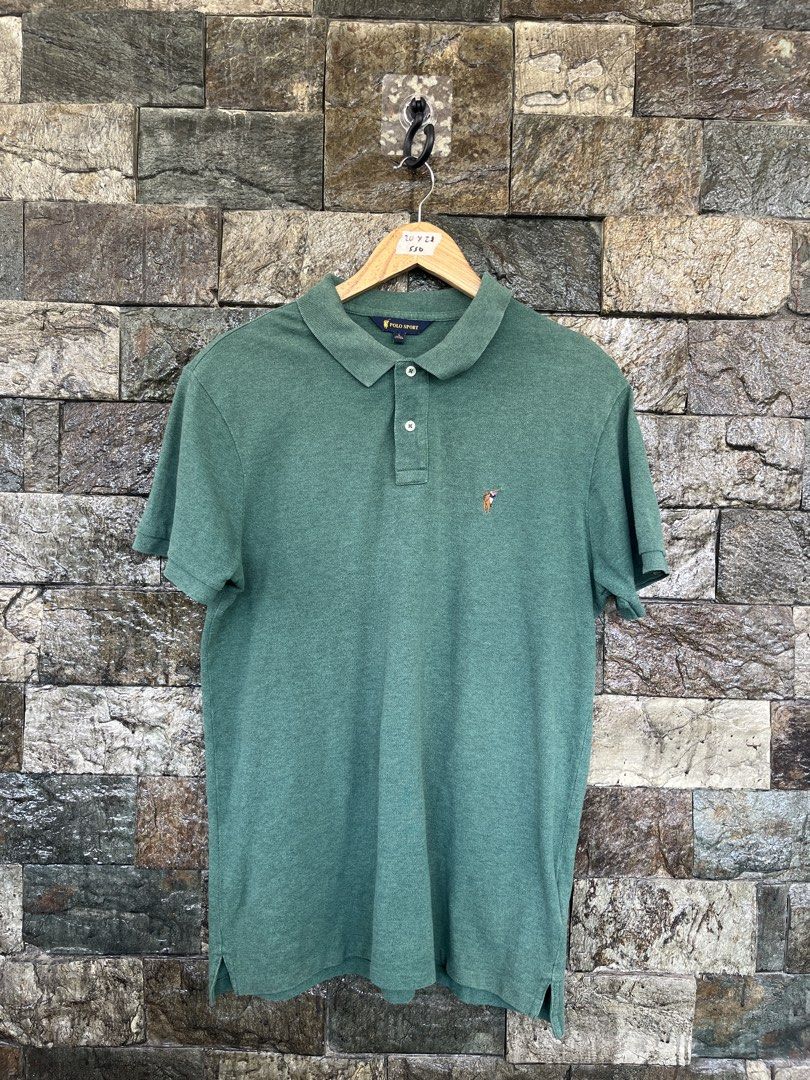 Polo Sport Heather Green (Category: Tshirts & Polo Shirts ) located in Cagayan de Oro. Submitted by curatedheirloomph_ (Listing ID 1468104483, Image 1). Description: 𝘿𝙞𝙢𝙚𝙣𝙨𝙞𝙤𝙣𝙨: 20x28 𝘽𝙚𝙨𝙩 𝙁𝙞𝙩: Medium - Large 𝘾𝙤𝙣𝙙𝙞𝙩𝙞𝙤𝙣 & 𝘾𝙤𝙡𝙤𝙧 𝙍𝙖𝙩𝙚: Excellent (9.5/10) 𝙄𝙨𝙨𝙪𝙚: Minimal signs of usage 𝘼𝙪𝙩𝙝𝙚𝙣𝙩𝙞𝙘𝙞𝙩𝙮 𝘿𝙚𝙘𝙡𝙖𝙧𝙖𝙩𝙞𝙤𝙣: Authentic.