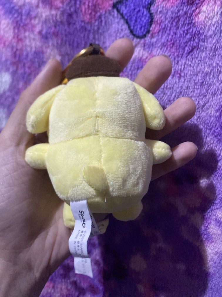 Pompompurin Mini Plush Charm (Category: Plushies & Soft Toys) located in Bulacan. Submitted by cute.finds.ph (Listing ID 1468185078, Image 3). Description: .