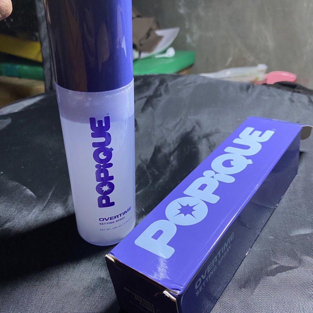 Popique Overtime Setting Spray (Category: Makeup) located in Quezon City. Submitted by miss.mahalaga (Listing ID 1468195798, Image 2). Description: 📍 Location: Novaliches, QC 📦 Delivery: Lalamove / J&T 💸 Payment: GCash / GoTyme / MariBank 📌 KINDLY READ 📌 • Make an offer if interested • Available until marked as SOLD • No cancellations, returns, or refunds • Ask before buying — what you see is what you get 💬 DM for questions or more photos!.