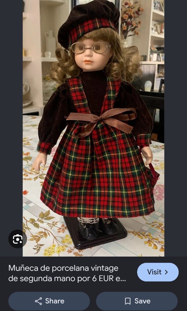 Porcelain Doll (Category: Vintage Collectibles) located in Quirino. Submitted by dolliedoll (Listing ID 1468065423, Image 1). Description: Damage Box.