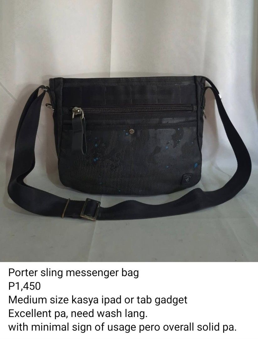 Porter Bags....123 (Category: Sling Bags) located in Davao. Submitted by bae214214 (Listing ID 1468279161, Image 2). Description: pm me for more details.