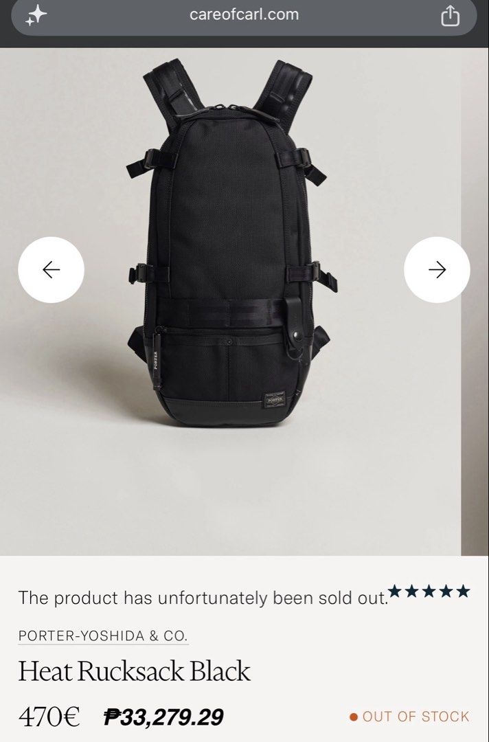 PORTER Heat Backpack (Category: Backpacks) located in Bauang. Submitted by thriftypockets92 (Listing ID 1468223560, Image 3). Description: .