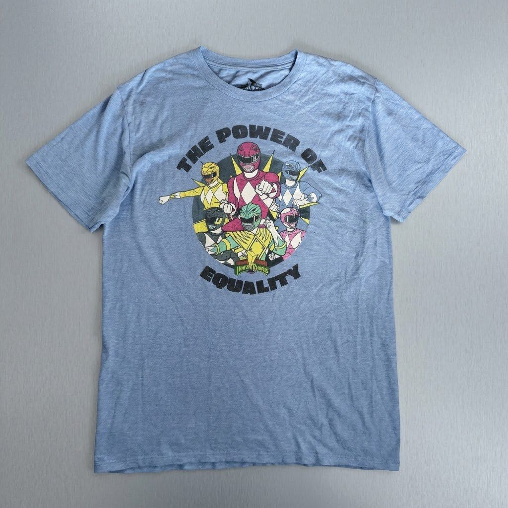 Power Rangers Shirt (Category: Tshirts & Polo Shirts ) located in Davao. Submitted by ckkb1821 (Listing ID 1468084852, Image 1). Description: Power Rangers Shirt Large (21 x 29"L) Excellent condition, washed & cleaned ₱499 only + SF.