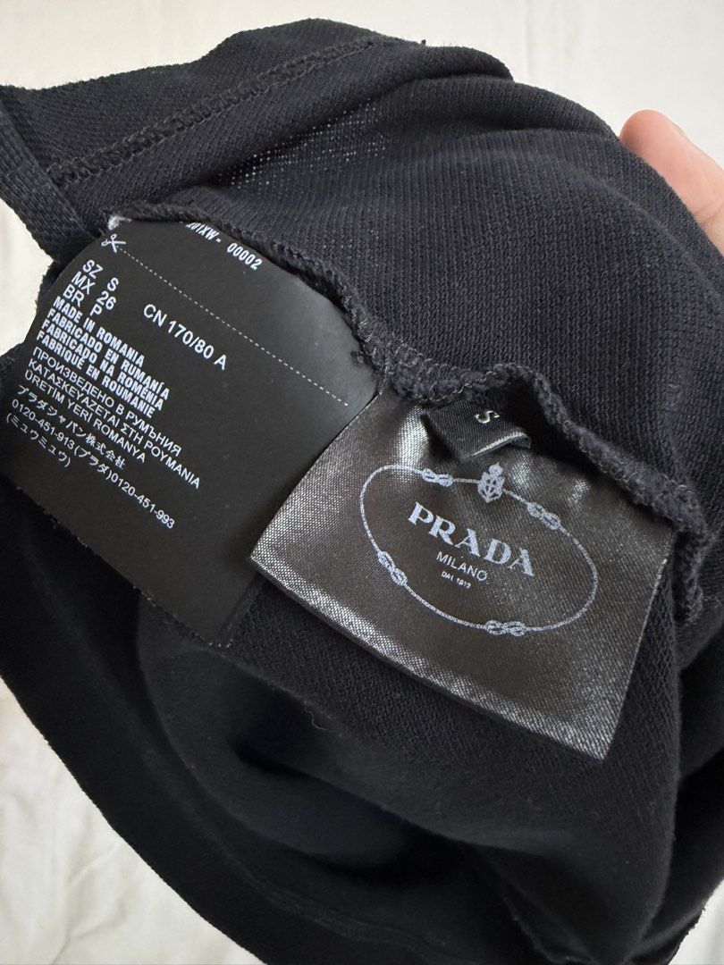 Prada Polo Shirt (Category: Luxury Apparel) located in Pasig City. Submitted by chamoisee (Listing ID 1468088527, Image 3). Description: Prada Polo Shirt small on tag 18”x20” DM FOR FASTER TRANSACTION 📩 .