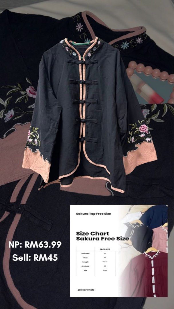 preloved blouses (Category: Blouses) located in Kuala Lumpur. Submitted by syeerq (Listing ID 1468094708, Image 1). Description: dm me which one you interested price and details in the picture.