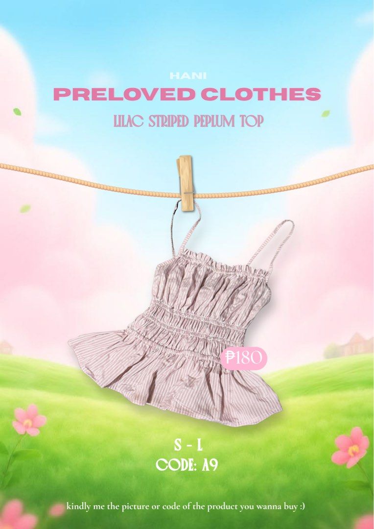 PRELOVED TOPS 120-180 PESOS (Category: Sleeveless) located in Manila. Submitted by ninib33 (Listing ID 1468102184, Image 3). Description: All tops are from my own closet!! I only do ww pics for sure buyers..