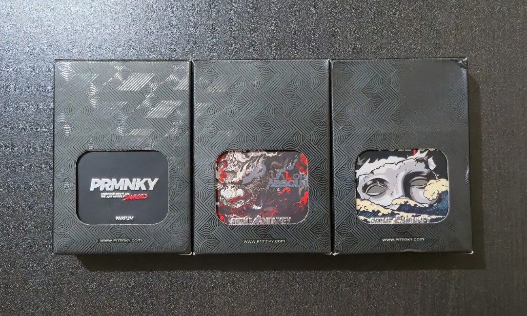 Prime Monkey Perfume/Fragrance (Category: Fragrance & Deodorants) located in Baguio. Submitted by jimuelkian (Listing ID 1468234803, Image 3). Description: PRMNKY Pulse intensely (swyi) - 900 Valor Absolu (aven absolu) - 1200 Poseidon (lv pac chill) - 850 📍Baguio .