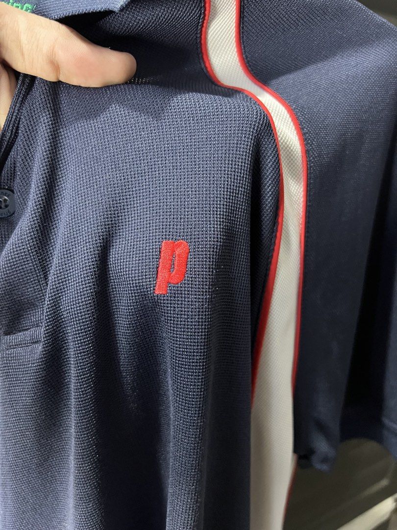 Prince Tri-Tone Polo Shirt (Category: Tshirts & Polo Shirts ) located in Angono. Submitted by odd.fitt (Listing ID 1468098671, Image 3). Description: Large on tag 22W 29L No issue.