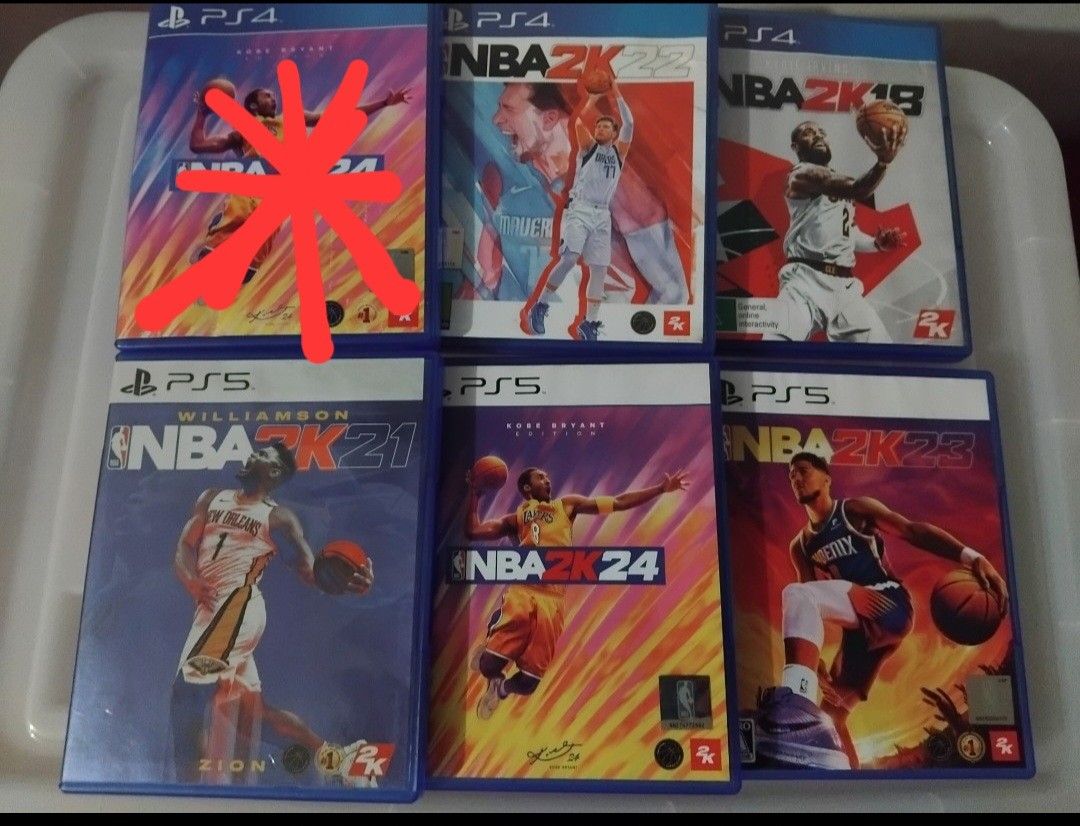 Ps4 and Ps5 Nba games bundles (Category: PlayStation) located in Quezon City. Submitted by playingstation4four (Listing ID 1466870383, Image 1). Description: 3,200 for all all games are smooth cd game and Good working PS4 NBA 2K18 - 500 PS4 NBA 2K22 - 600 PS4 NBA 2k24 - SOLD PS5 NBA 2k23 - 700 PS5 NBA 2k21 - 600 PS5 NBA 2K24 - 900 PICK up my place Or Meet Up Fairview Center Mall , no trade in ,.