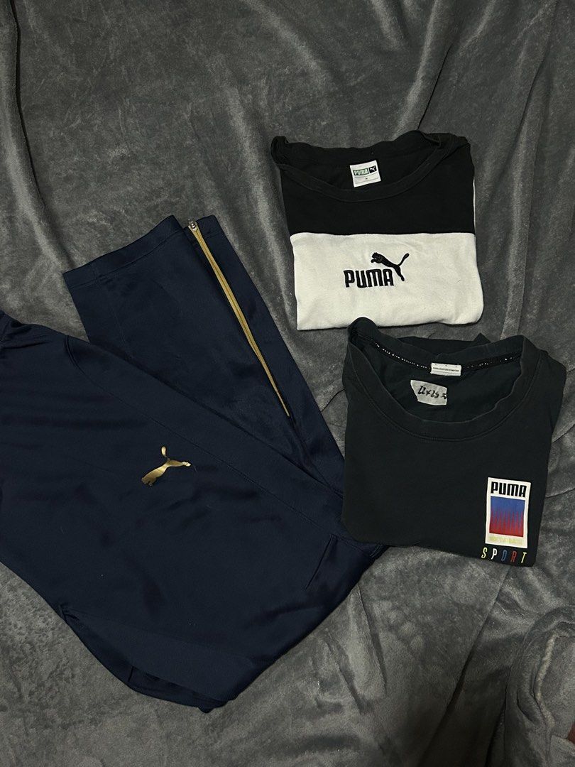 Puma Shirts Pants Bundle (Category: Tshirts & Polo Shirts ) located in Quezon City. Submitted by bunnyrack.co (Listing ID 1468128344, Image 1). Description: 📍commonwealth qc.