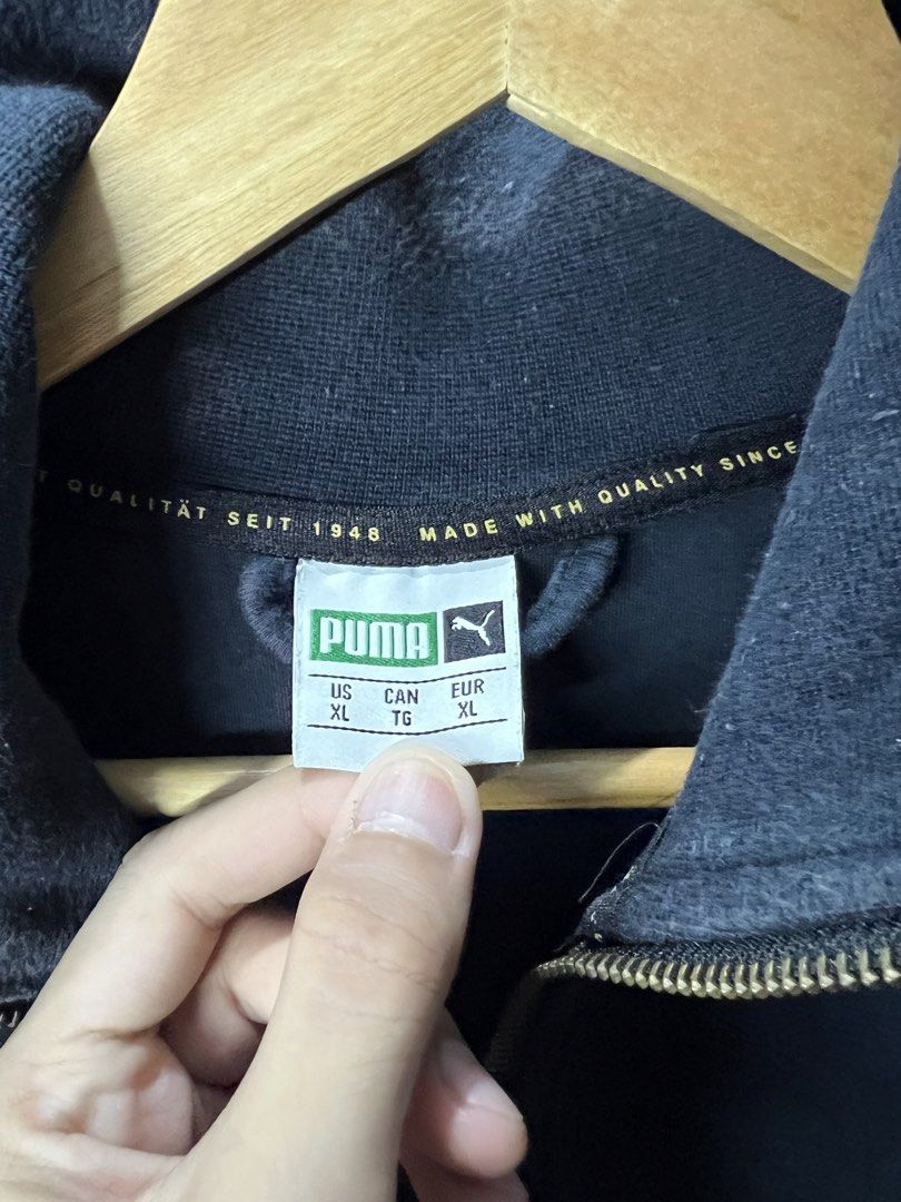 Puma Zip-Up Jacket (Category: Coats, Jackets and Outerwear) located in Angono. Submitted by odd.fitt (Listing ID 1468098231, Image 2). Description: XL on tag 25W 29L Need wash No issue.