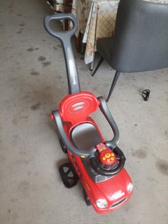 Red Quick Coupe Ride-on Push Car with Handle, Toys & Collectibles, Toys ...
