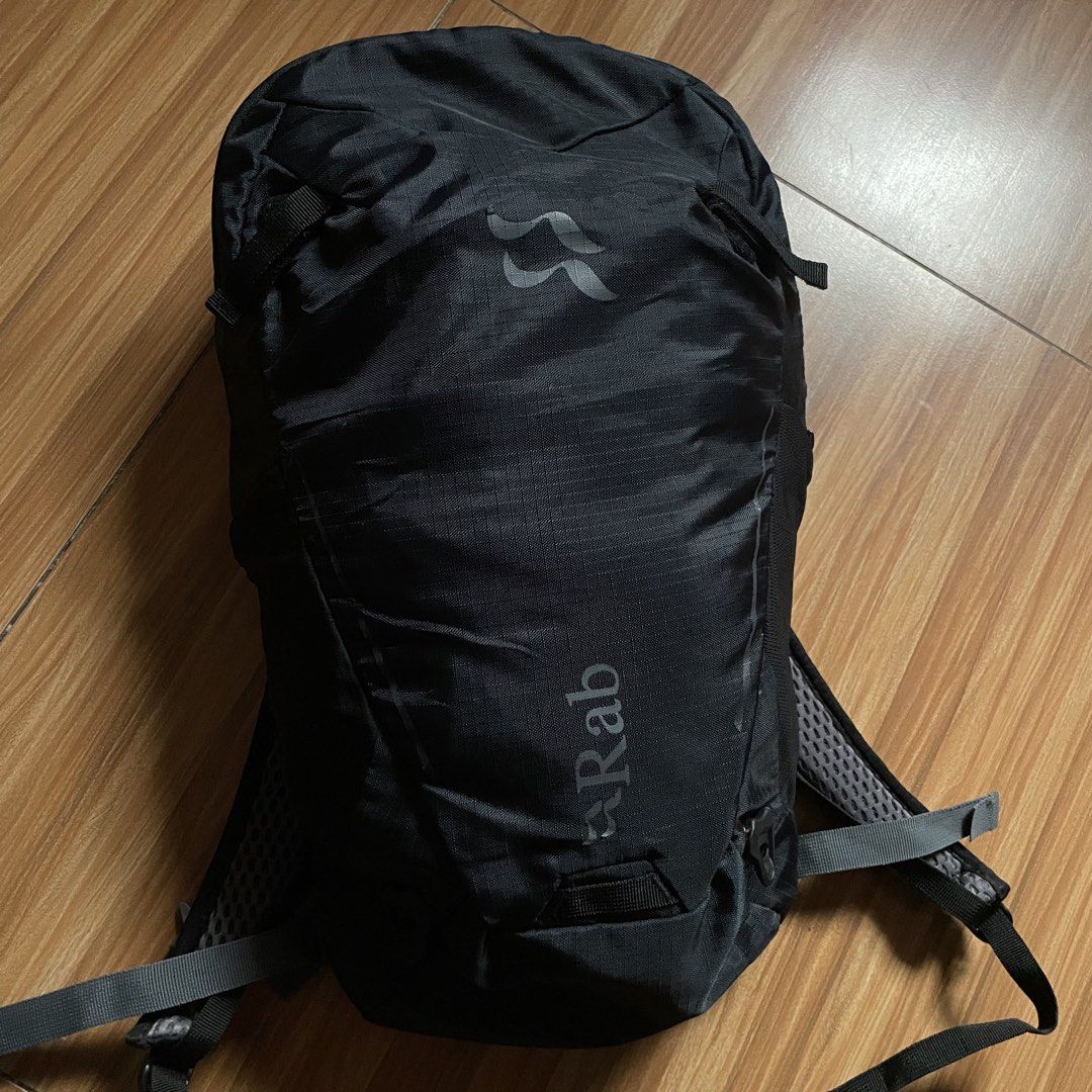 Rab x Lowe Alpine Tensor 15 (Category: Backpacks) located in General Mariano Alvarez. Submitted by 4117_thriftnthrive (Listing ID 1468233117, Image 2). Description: In good condition Minor peeling on print Measurements Width: 14” Height: 19”.