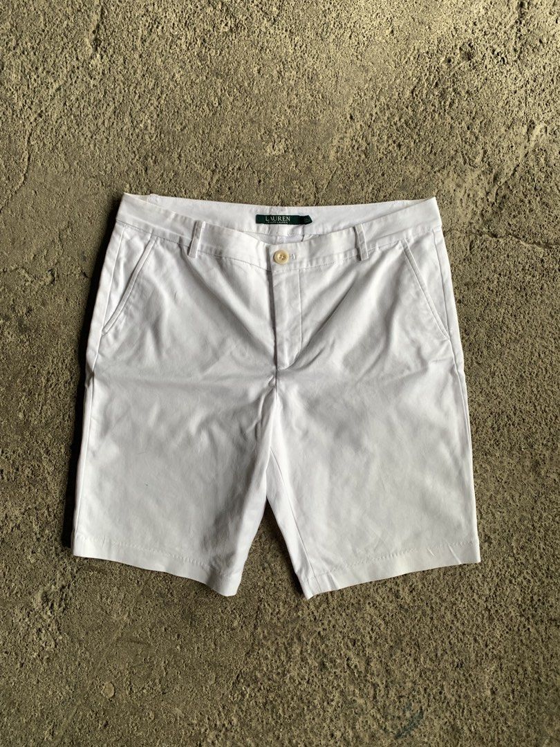 Ralph Lauren Chino Short (Category: Chinos) located in Davao. Submitted by posasprinc42208 (Listing ID 1468182335, Image 1). Description: Ralph Lauren White short W-34 L-18 Leghole-9.5 Thigh-12 Price: 500+sf.