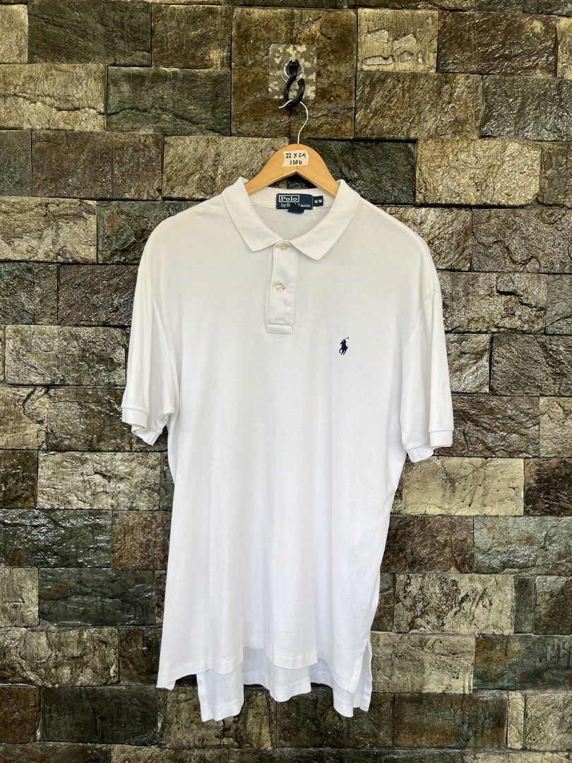 Ralph Lauren Classic White Poloshirt (Category: Tshirts & Polo Shirts ) located in Cagayan de Oro. Submitted by curatedheirloomph_ (Listing ID 1468227719, Image 1). Description: 𝘿𝙞𝙢𝙚𝙣𝙨𝙞𝙤𝙣𝙨: 22x29 𝘽𝙚𝙨𝙩 𝙁𝙞𝙩: Large 𝘾𝙤𝙣𝙙𝙞𝙩𝙞𝙤𝙣 & 𝘾𝙤𝙡𝙤𝙧 𝙍𝙖𝙩𝙚: Excellent (9.5/10) 𝙄𝙨𝙨𝙪𝙚: Minimal slit tears 𝘼𝙪𝙩𝙝𝙚𝙣𝙩𝙞𝙘𝙞𝙩𝙮 𝘿𝙚𝙘𝙡𝙖𝙧𝙖𝙩𝙞𝙤𝙣: Authentic.