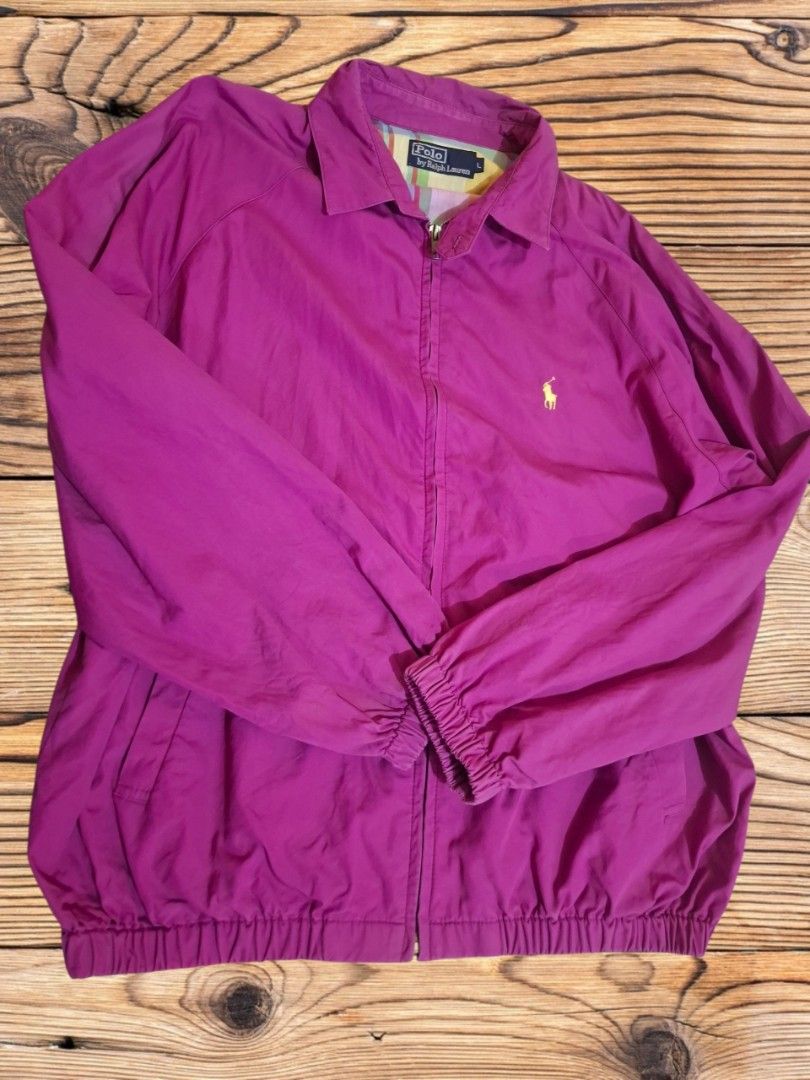 RALPH LAUREN HARRINGTON JACKET VINTAGE (Category: Coats, Jackets and Outerwear) located in Antipolo. Submitted by goldentiger-ac44 (Listing ID 1468084803, Image 2). Description: RALPH LAUREN HARRINGTON JACKET VINTAGE DATED MANUFACTURED JANUARY 1992 SIZE LARGE DIMENSIONS 25 BY 27 GOOD CONDITION ONLY SIGN OF USAGE PRICE 1700 ANTIPOLO CITY LOCATION.