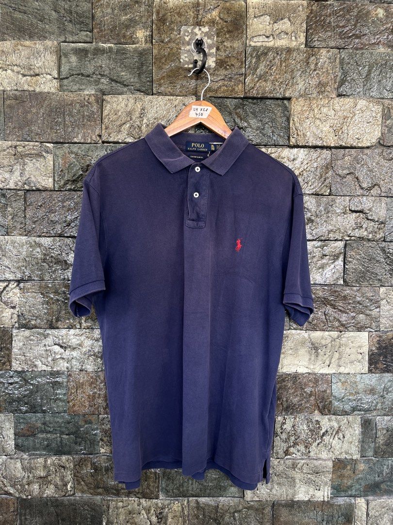 Ralph Lauren Navy Blue Poloshirt (Category: Tshirts & Polo Shirts ) located in Cagayan de Oro. Submitted by curatedheirloomph_ (Listing ID 1468129878, Image 1). Description: 𝘿𝙞𝙢𝙚𝙣𝙨𝙞𝙤𝙣𝙨: 24x28 𝘽𝙚𝙨𝙩 𝙁𝙞𝙩: XL - XXL 𝘾𝙤𝙣𝙙𝙞𝙩𝙞𝙤𝙣 & 𝘾𝙤𝙡𝙤𝙧 𝙍𝙖𝙩𝙚: Very Good (9/10) 𝙄𝙨𝙨𝙪𝙚: Signs of usage.
