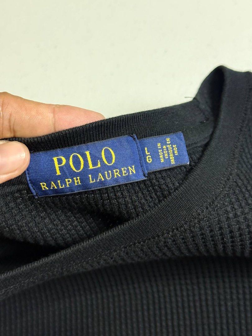 RALPH LAUREN WAFFLE SWEATSHIRT (Category: Tshirts & Polo Shirts ) located in Tacloban City. Submitted by coachfinds (Listing ID 1468114360, Image 3). Description: RALPH LAUREN WAFFLE SWEATSHIRT LARGE MAY FIT XL W 23 X L 32 SLEEVE: 28 COLOR RATE: 9/10 CONDITION: 9/10 MINE: 1200.