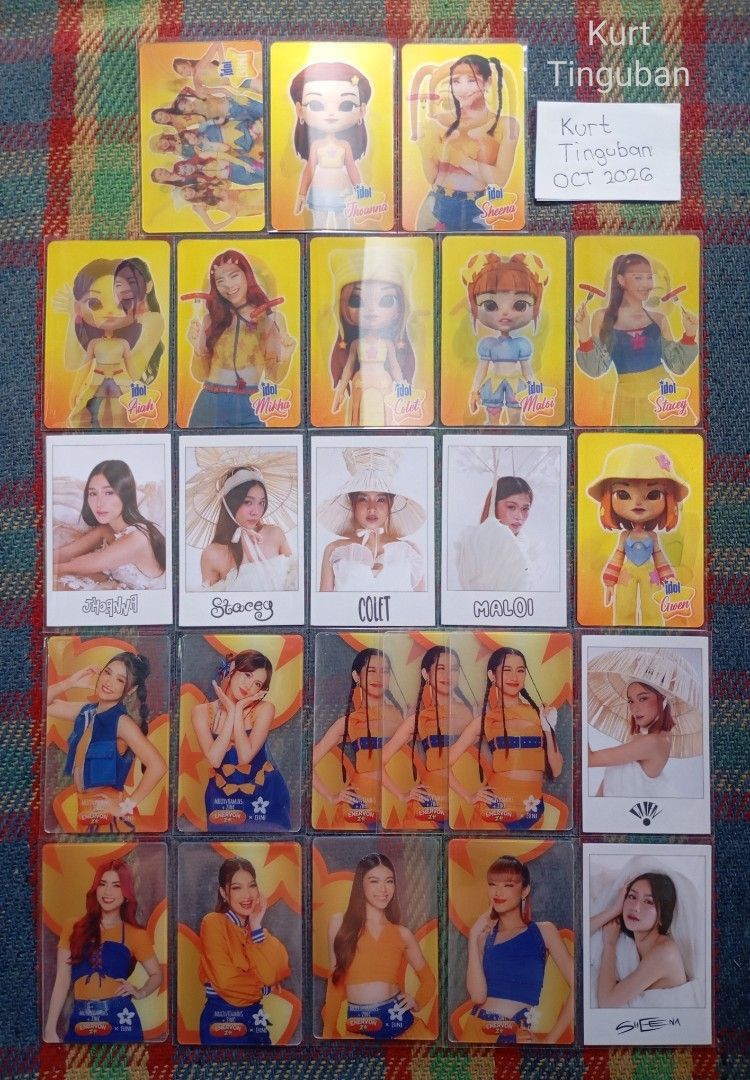 Random BINI Official Photocards (Category: K-Wave Merchandise) located in Manila. Submitted by kurttinguban (Listing ID 1468212419, Image 1). Description: price ranges ₱20-530 each + freebies loc: pandacan / santa ana / paco manila mod: jnt / lalamove mop: cash / gcash / bank transfers with freebies & discounts.