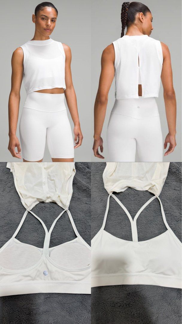Rare•Lululemon 2in1 Tank Flow Y Bra (Category: Activewear) located in Dasmarinas. Submitted by shoppingaccount__ (Listing ID 1468076872, Image 1). Description: square dot 6 ( new release ) fits small to med padded.