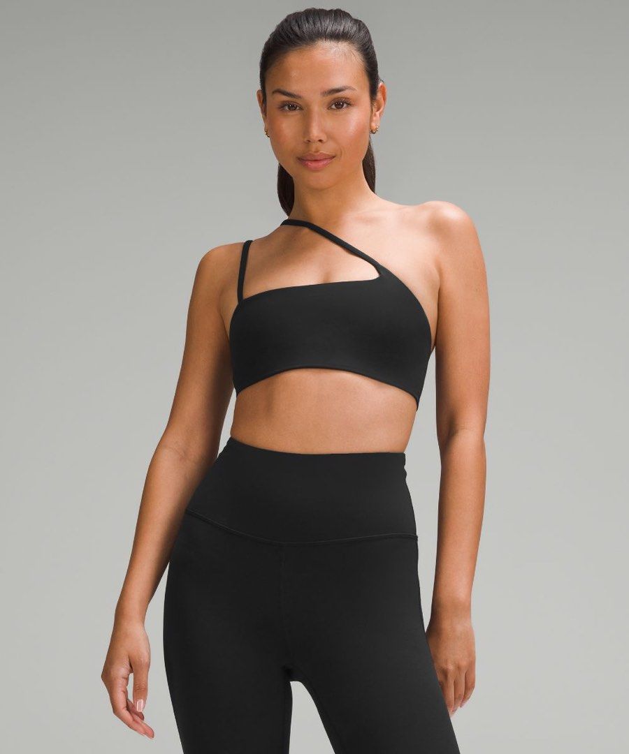 Rare•Lululemon Strappy One Shoulder Bra (Category: Activewear) located in Dasmarinas. Submitted by shoppingaccount__ (Listing ID 1468078192, Image 1). Description: square dot 4 ( new release ) fits xs-s padded.