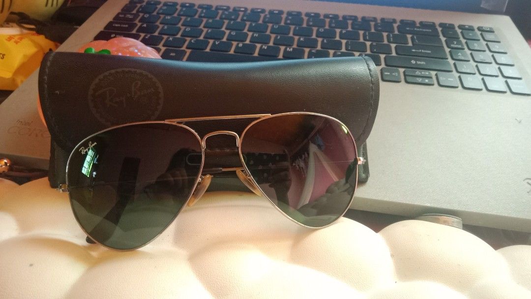 RayBan Auth RB (Category: Sunglasses & Eyewear) located in Baguio. Submitted by chaory (Listing ID 1468065497, Image 1). Description: RB SUNGLASSES B&L CASE AUTHENTIC No gasgas pero ofcourse signs of use prin since hindi brandnew NOTE: mag PM lng kung really interested in buying it, pass sa maraming kwento. CHECK PHOTOS FOR DETAILS baguio loc.