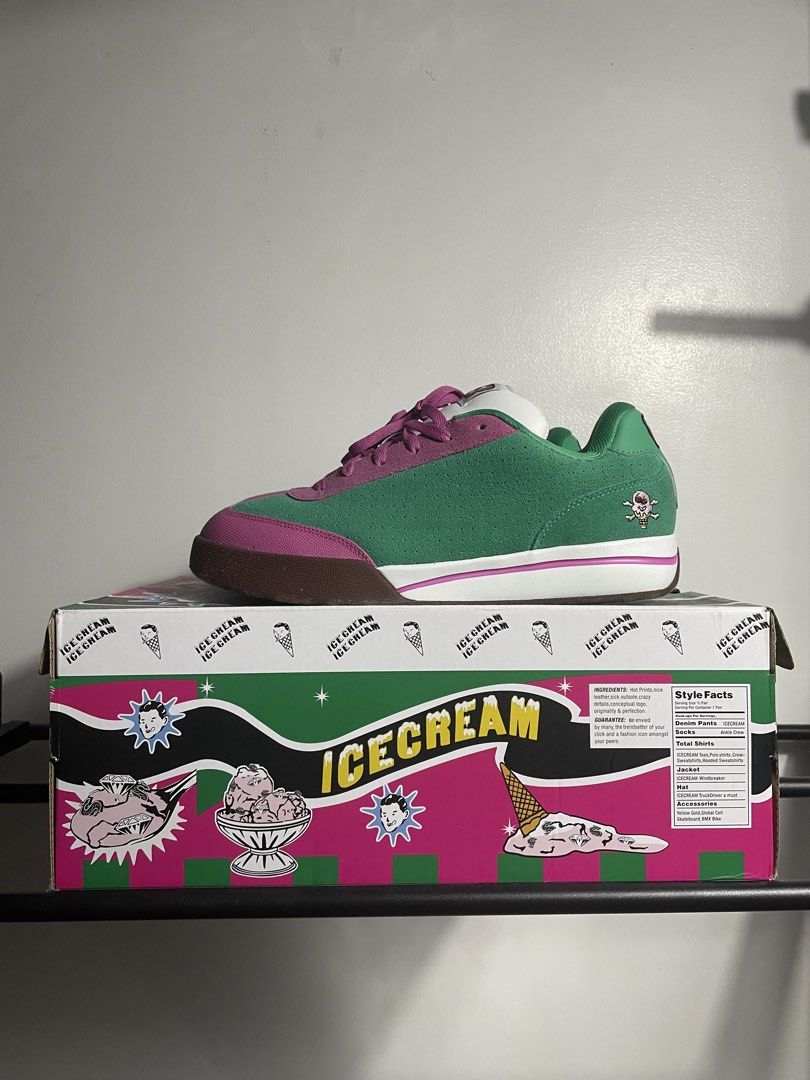 Rebook Ice-Cream Watermelon (Category: Casual Shoes) located in Rizal. Submitted by akoheats (Listing ID 1468178155, Image 3). Description: Excellent Condition ✨ Issue:Minimal Stains Worn Once With Box✅ Size: 11US Issue:None! Authentic✅ Great Condition ✨ Size: 11US ❗️Check the item carefully before purchasing ❗️No returns or exchanges after purchase.
