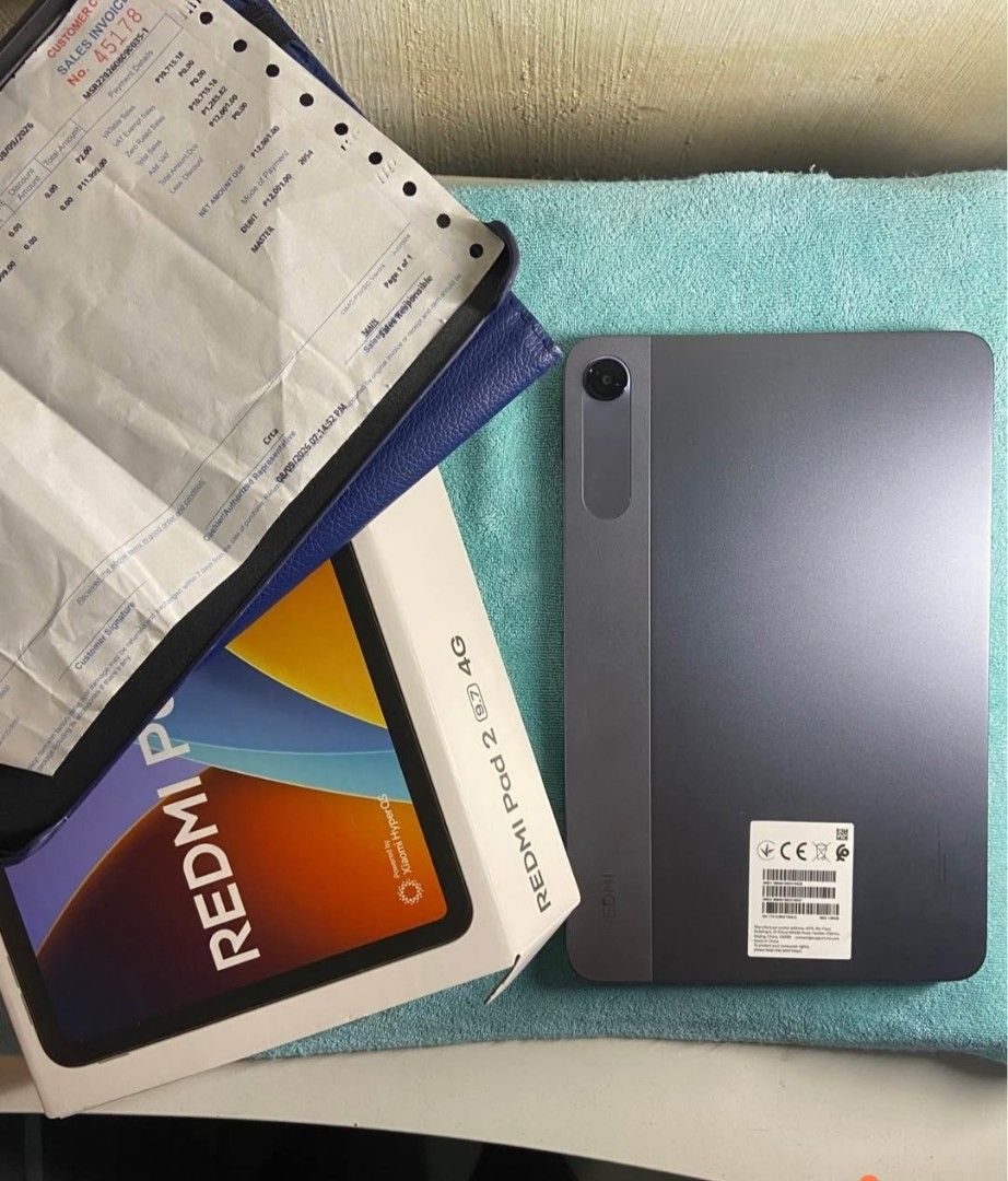 Redmi Pad 2(9.7 LTE) 128GB (Category: Android) located in Calamba. Submitted by aj4027 (Listing ID 1468281975, Image 2). Description: Redmi Pad 2 9.7" (128GB) LTE variant Price: ₱10,500 ​Like buying brand new! ✅ Only 2 months old (25 charge cycles) ✅ Complete box, receipt, & original accessories ✅With case since day 1 ✅ Long official warranty until August 2027 ✅ Free Screen Protector & Case installed ​RFS: Need fundsss Location: Calamba laguna fo