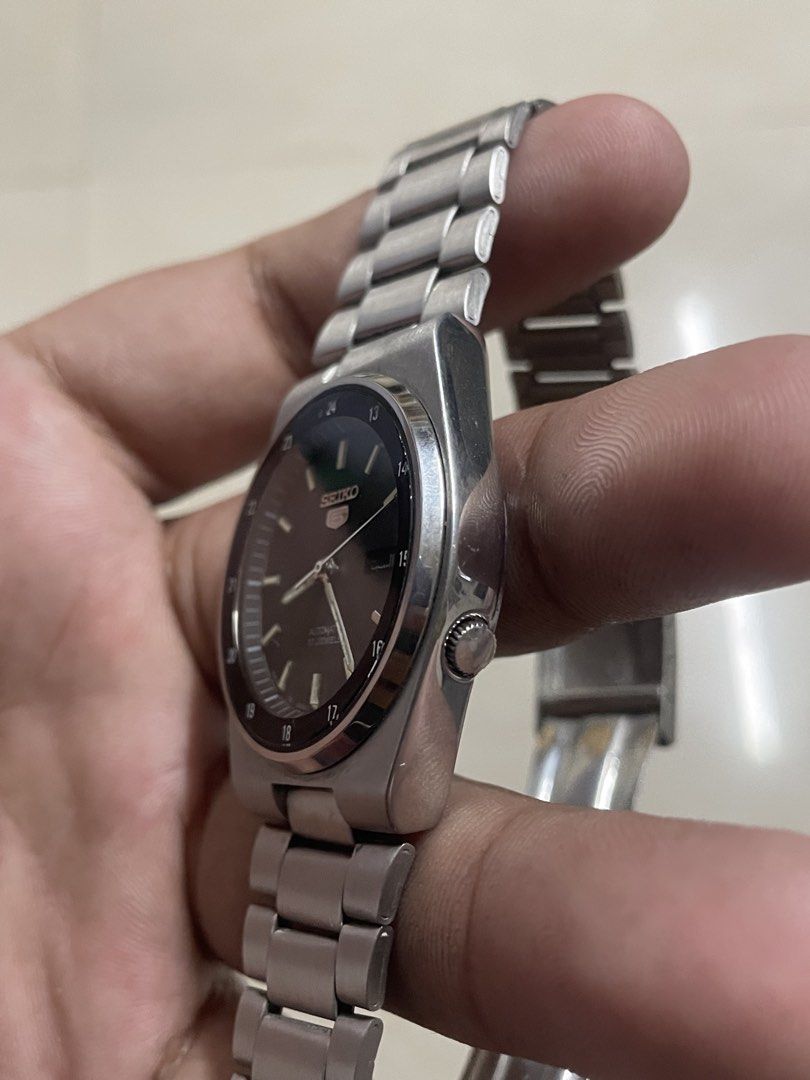 reference : 7001-3160 (Category: Men's Watches) located in Quezon City. Submitted by quick_charles (Listing ID 1468160379, Image 3). Description: Seiko 5 Automatic “Railway Time” / Military style watch. .