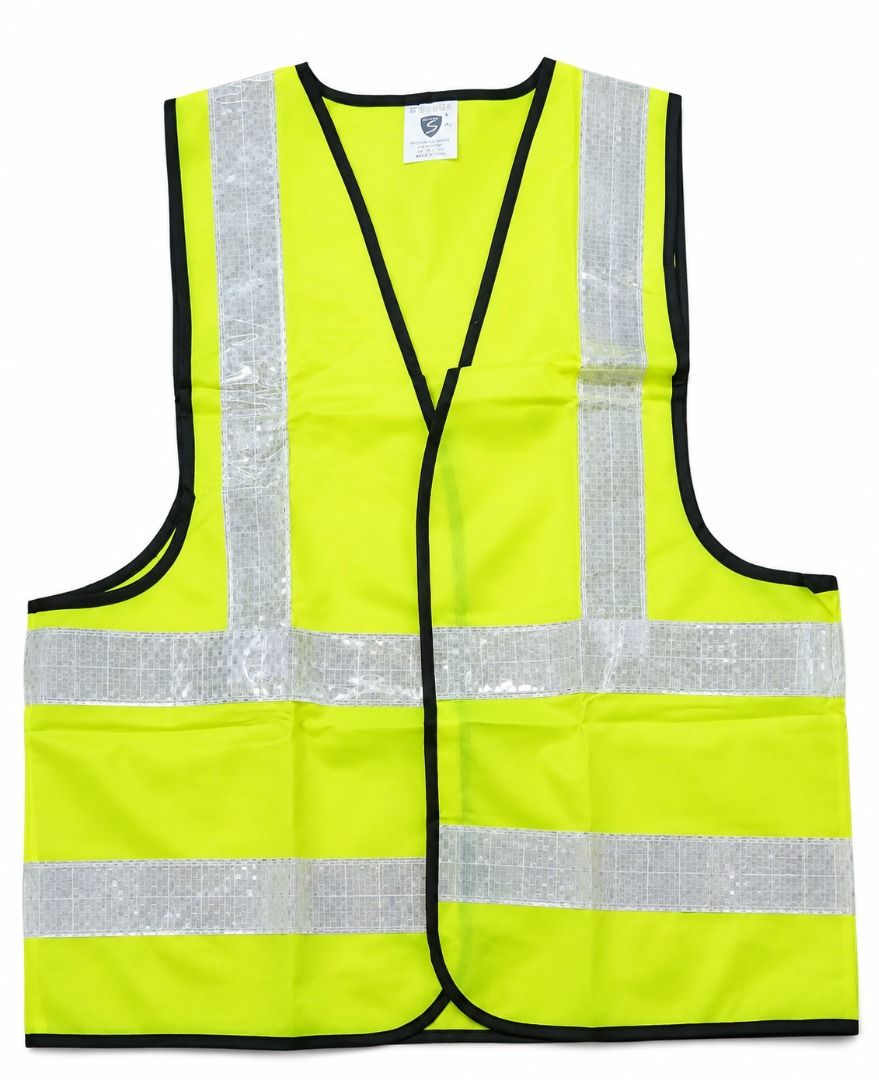 Reflectorized Safety Vest Neon Green (Category: Vests) located in Manila. Submitted by townlites (Listing ID 1468099872, Image 1). Description: Color: Neon Green Free size Closure Type: Velcro Material: Polyester Reflective tape giving increased visibility.