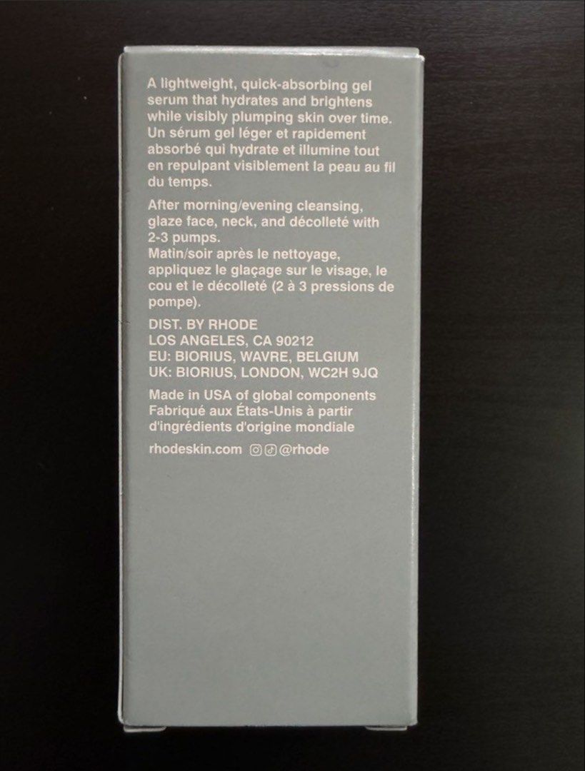 Rhode Peptide Glazing Fluid- 50ml (Category: Face Care) located in Binan City. Submitted by lv510 (Listing ID 1468088555, Image 2). Description: BRAND NEW. Bought it from Sephora around May 2026. RFS: I have way too many skin products .