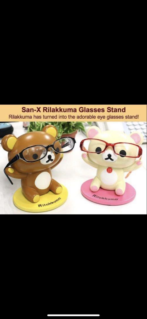 Rilakkuma Glasses Stand (Category: Character Goods) located in Manila. Submitted by jazzme_ (Listing ID 1468080245, Image 1). Description: **no haggling **buyer shoulders the shipping fee.