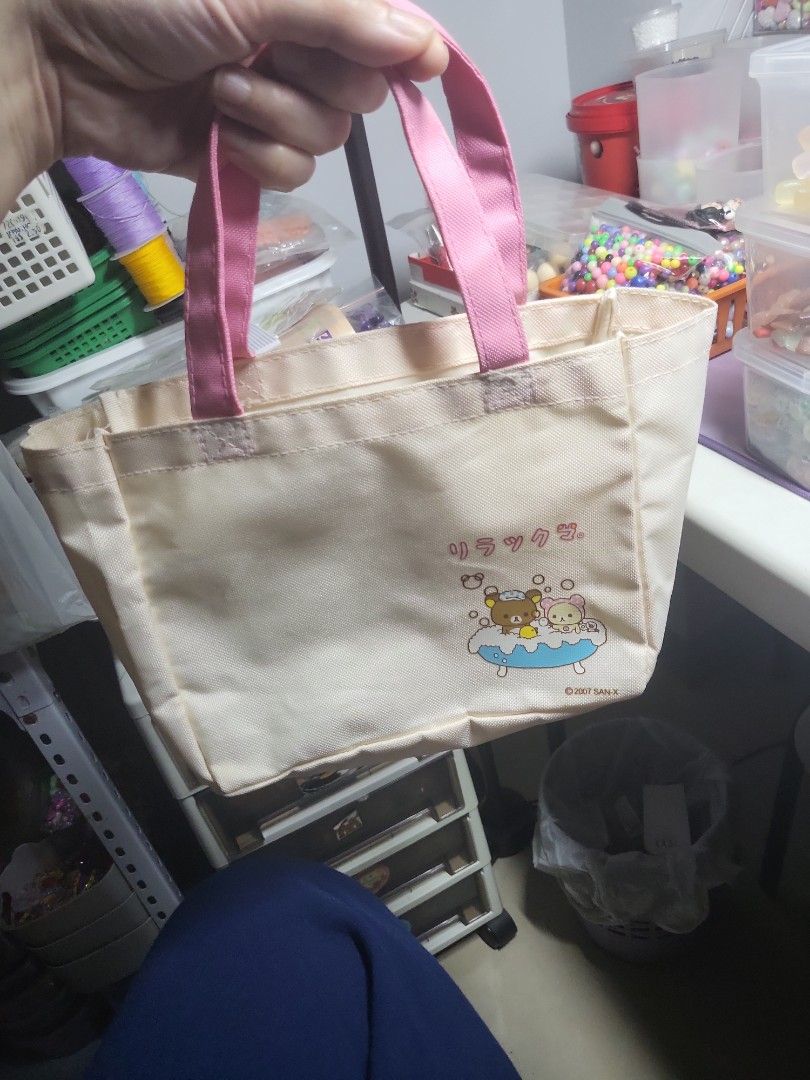 Rilakkuma small hand bag (Category: Tote Bags) located in Caloocan City. Submitted by lynette1977 (Listing ID 1468262471, Image 3). Description: .
