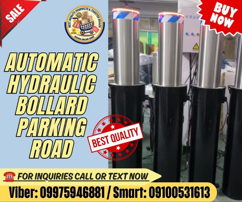 Rising Hydraulic Bollard Parking Security Automatic Hydraulic Bollards (Category: Home Improvement Tools & Accessories) located in Caloocan City. Submitted by happyphoenix-43f2 (Listing ID 1468168311, Image 1). Description: 🌏 We Can Deliver Nationwide 👉 AP Cargo, LBC & Lalamove (🛳️ Sea /✈️ Air Freight) Price: 70,656 🔥 Automatic Hydraulic Bollard Parking Road 1. System control: Electric hydraulic. 2. Stainless steel bollard diameter: 219mm 3. 