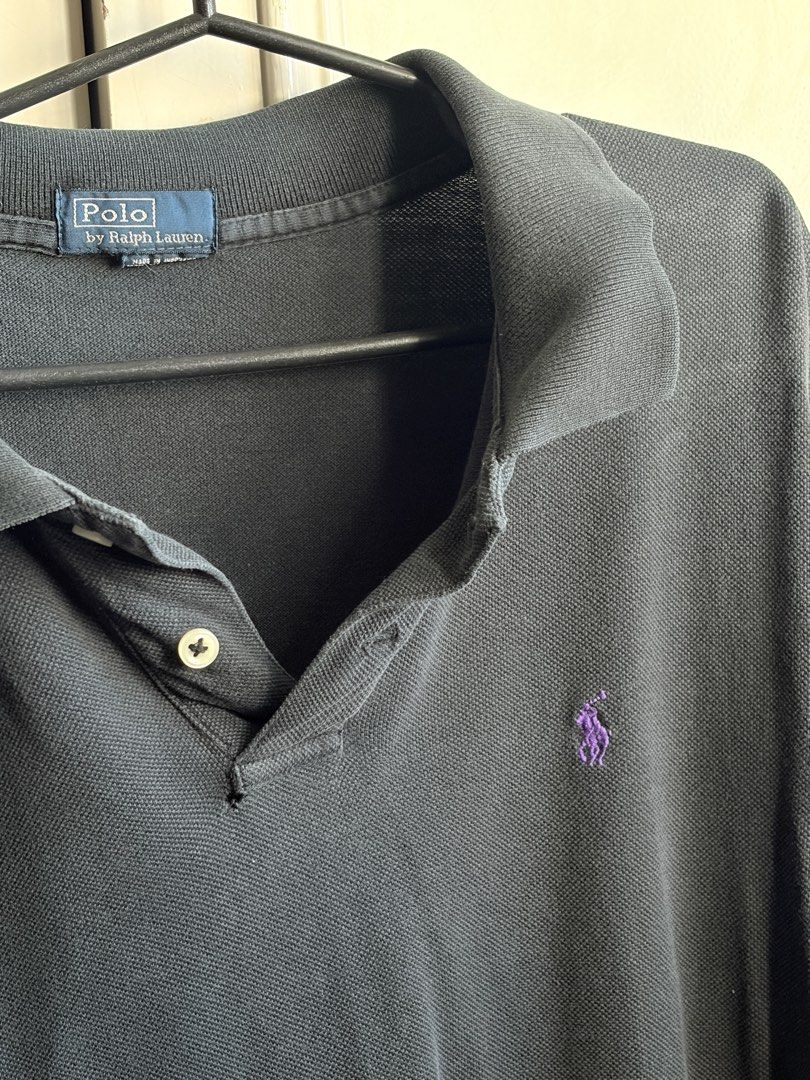 RL POLO SHIRT (Category: Others Tops) located in Bocaue. Submitted by cassybara (Listing ID 1468120976, Image 2). Description: RL L - 25 W - 30issue: slightly faded color.