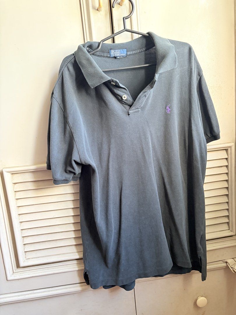 RL POLO SHIRT (Category: Others Tops) located in Bocaue. Submitted by cassybara (Listing ID 1468120976, Image 1). Description: RL L - 25 W - 30issue: slightly faded color.