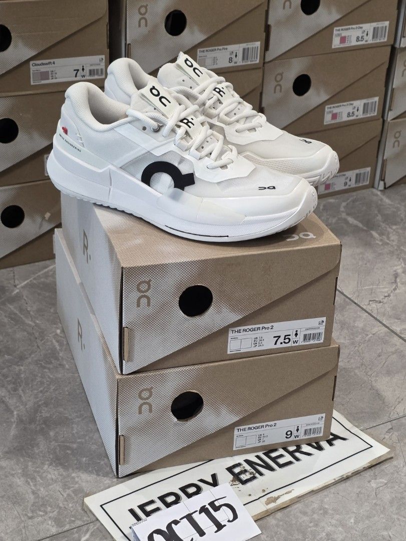 Roger Pro 2 All White (Category: Sneakers) located in Manila. Submitted by bron.jenerva (Listing ID 1468096122, Image 1). Description: Roger Pro 2 All White Brand new ~ On hand Size 7w 7.5w 8w 9w 👉P10990 Cash-on-Pickup✅️ Videocall✅️ ❗️Cash-on-pickup via LBC is ok 🤝DM to discuss options 💰MoP: BDO BPi 🛵Manila pickup or via Grab/lalamove 🚚We ship daily via LBC ⚠️Price may change without prior notice #rogerpro #allwhite.