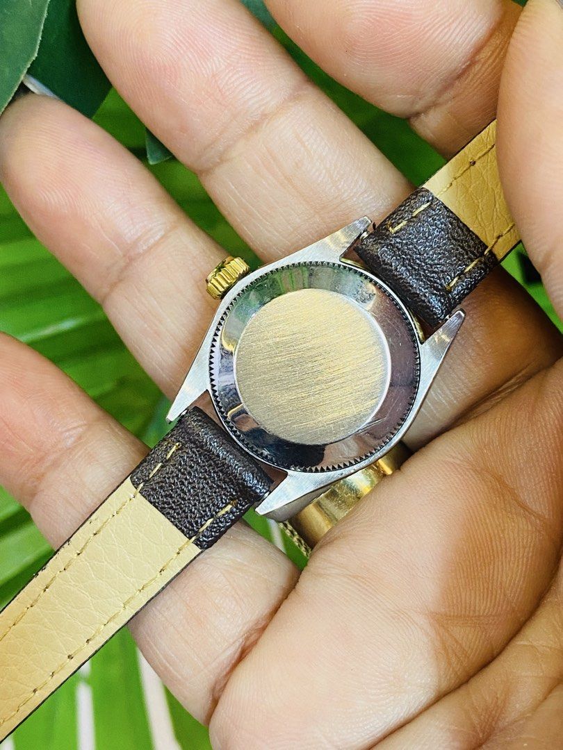 Rolex oyster perpetual datejust (Category: Luxury Watches) located in Manila. Submitted by bravesagi (Listing ID 1468089555, Image 2). Description: After market bracelet 18k 2tone Good condition 26mm ladies .