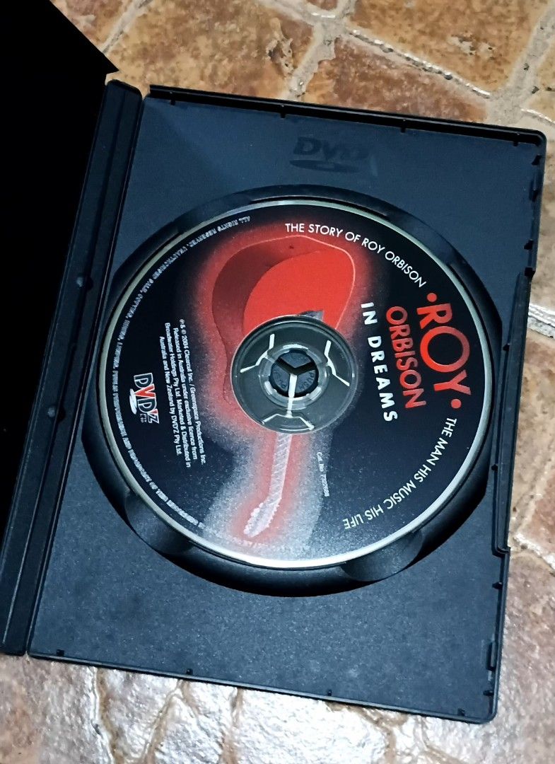 Roy Orbison In Dreams DVD Documentary (Category: CDs & DVDs) located in Quezon City. Submitted by dancatz (Listing ID 1468070730, Image 2). Description: □ P 250.00 - Title: In Dreams: The Story of Roy Orbison (DVD) - Content: Explores his legendary life, music career, and exclusive musician interviews - Featured Hits: Includes Only The Lonely, Crying, and Oh Pretty Woman - Format: PAL compatible, 92 minutes running time - Condition/Packaging: Dis
