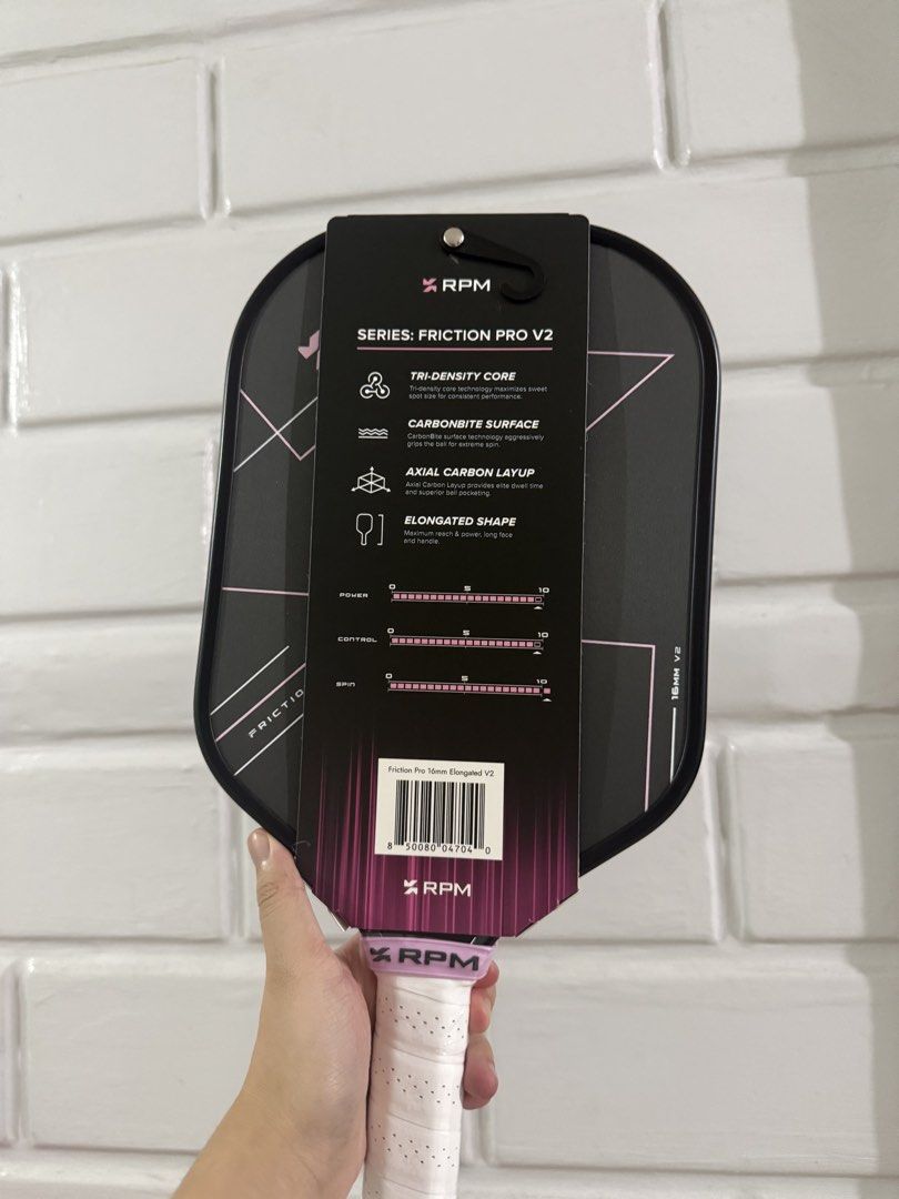 RPM Ella Oh (Category: Racket and Ball Sports) located in Manila. Submitted by chantalily23 (Listing ID 1468229889, Image 3). Description: Brand New RPM ELLA OH 16mm Elongated Freebies Included: •Overgrip •Edge Tape 6 pcs available!.